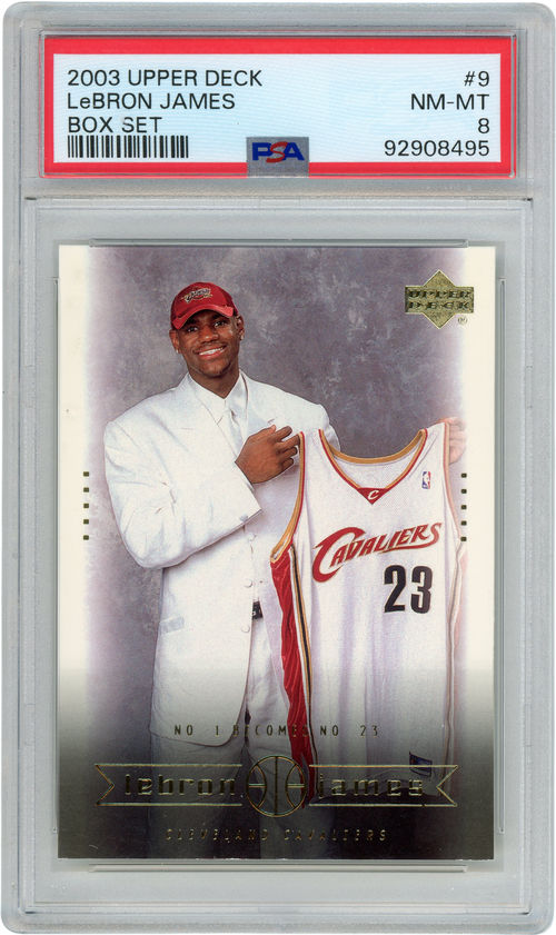 Lebron James trading card