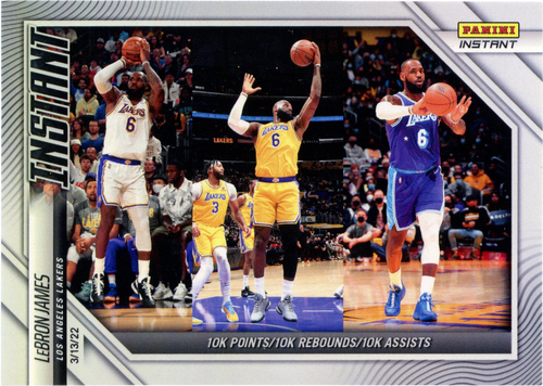 LeBron James trading card