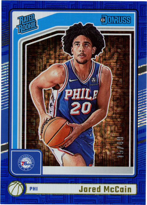 Jared McCain trading card