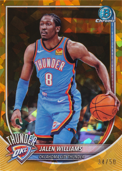 Jalen Williams trading card