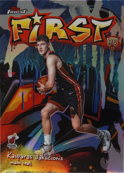 Kasparas Jakucionis trading card