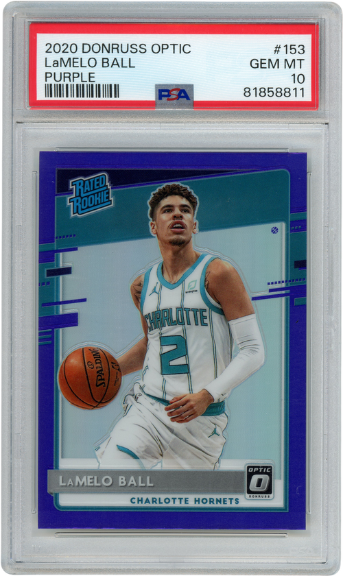 LaMelo Ball trading card