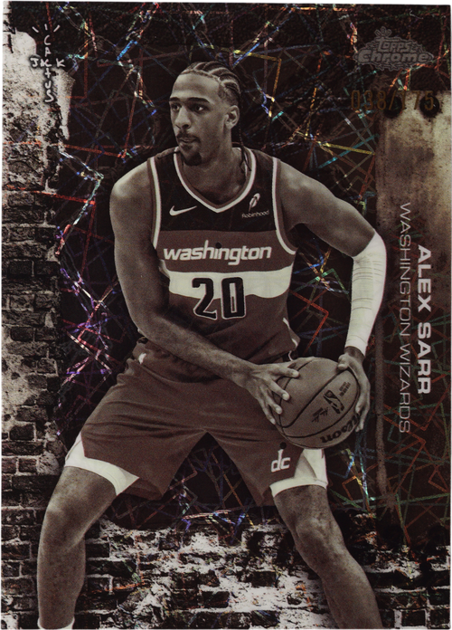 Alex Sarr trading card