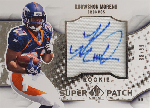 Knowshon Moreno trading card