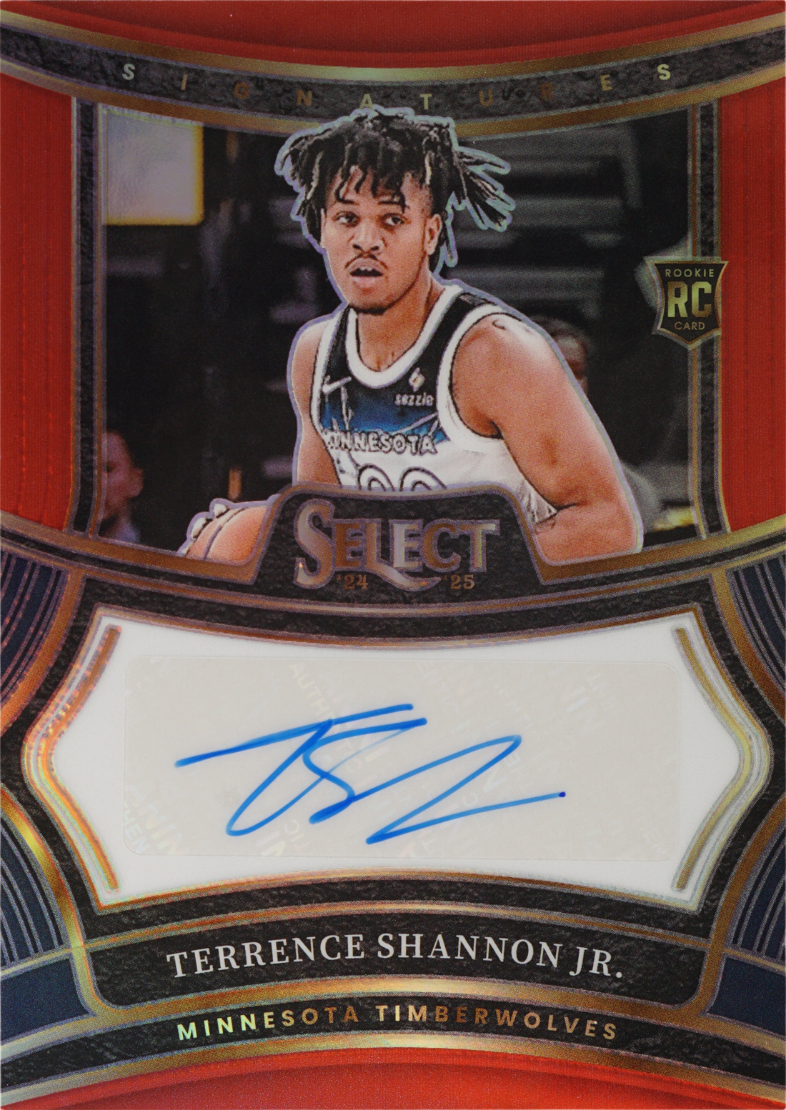 Terrence Shannon Jr. · 2024 Panini Select Rookie Signatures Red Prizms ...