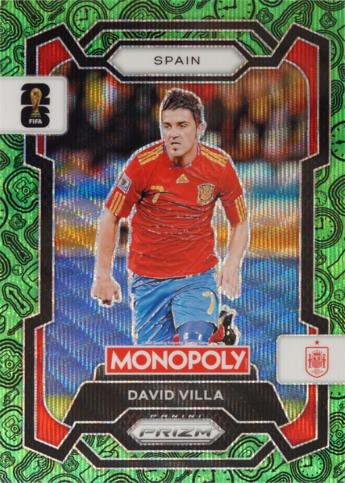 David Villa trading card