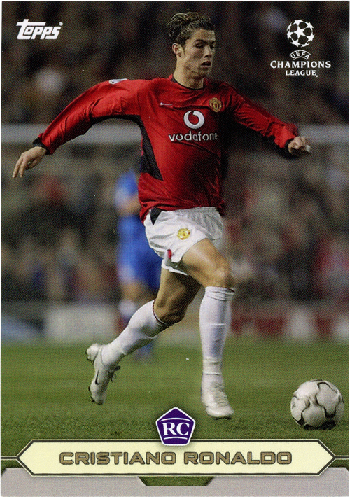 Cristiano Ronaldo trading card