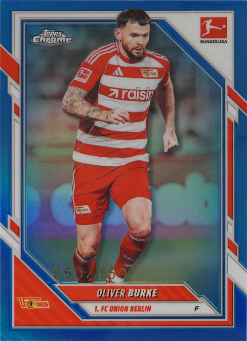 Oliver Burke trading card
