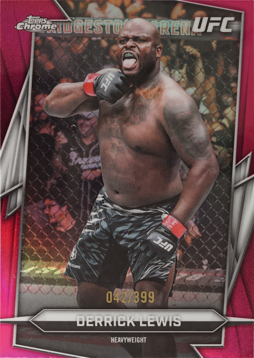 Derrick Lewis trading card