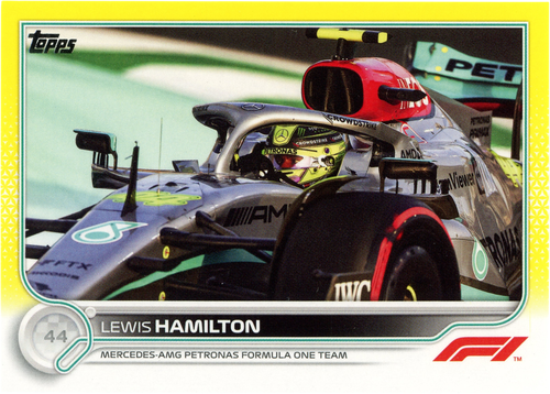 Lewis Hamilton trading card
