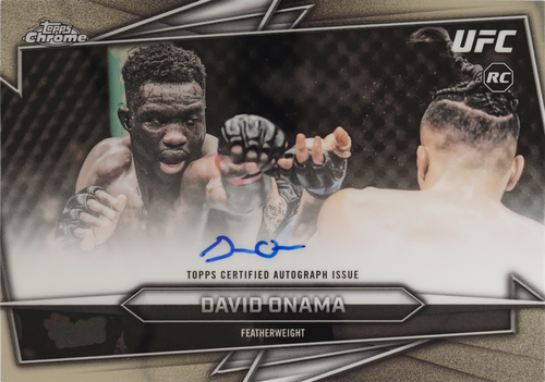 David Onama trading card