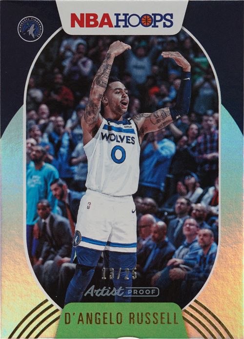 D'Angelo Russell trading card