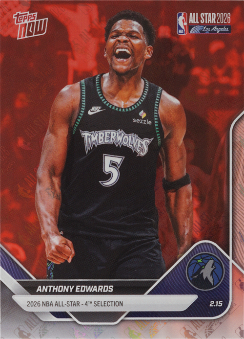 Anthony Edwards trading card