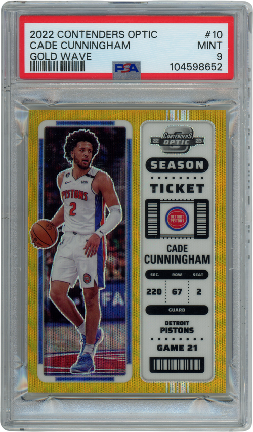 Cade Cunningham trading card