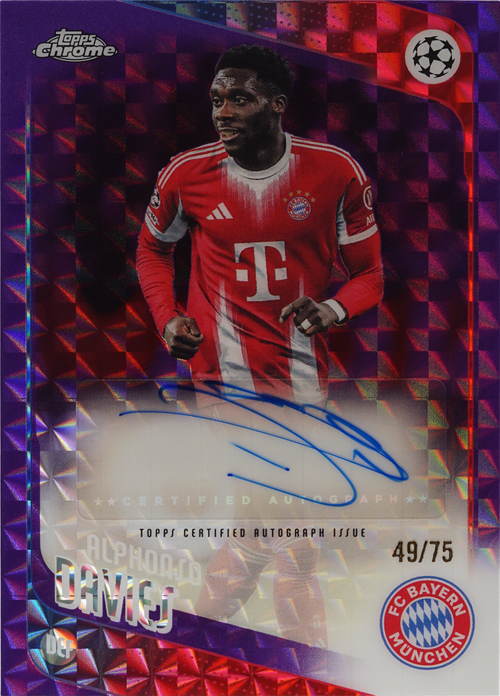 Alphonso Davies trading card