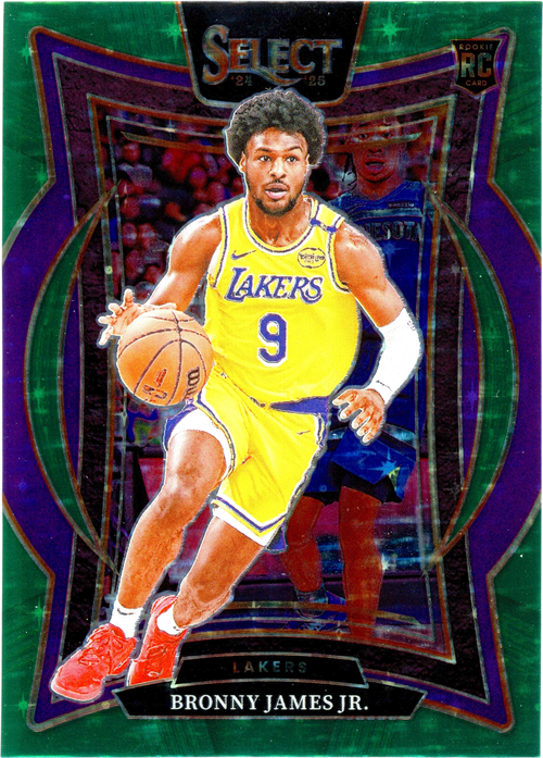 Bronny James Jr. trading card