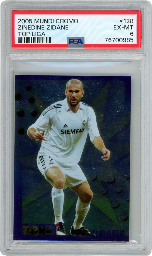 Zinedine Zidane trading card