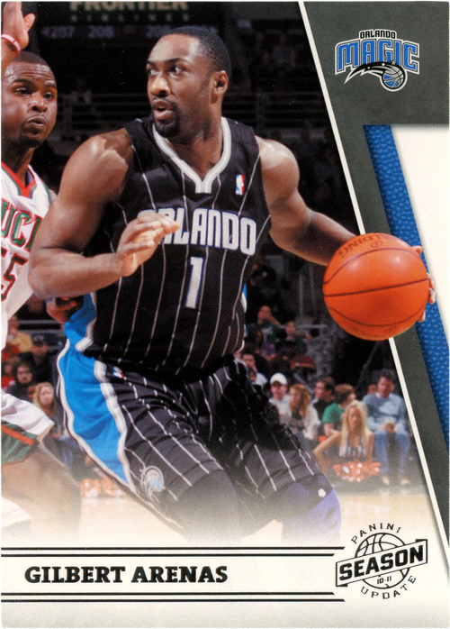 Gilbert Arenas trading card
