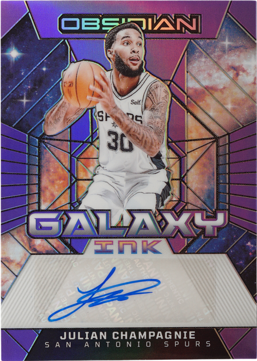 Julian Champagnie trading card