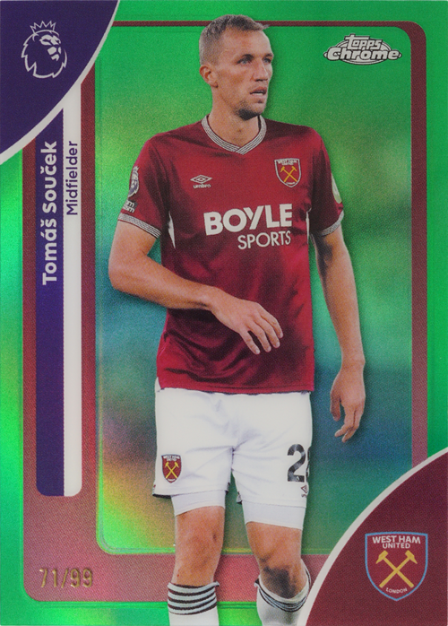 Tomáš Souček trading card