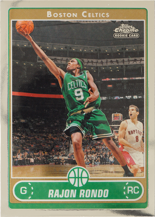 Rajon Rondo trading card