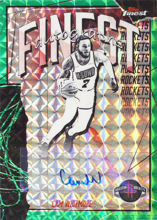 Cam Whitmore trading card