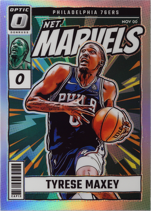 Tyrese Maxey trading card