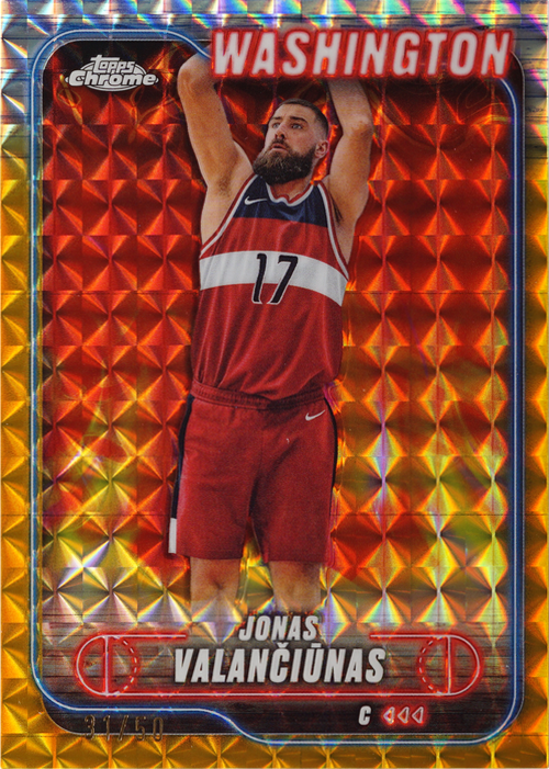 Jonas Valančiūnas trading card