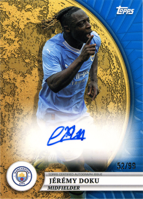 Jeremy Doku trading card