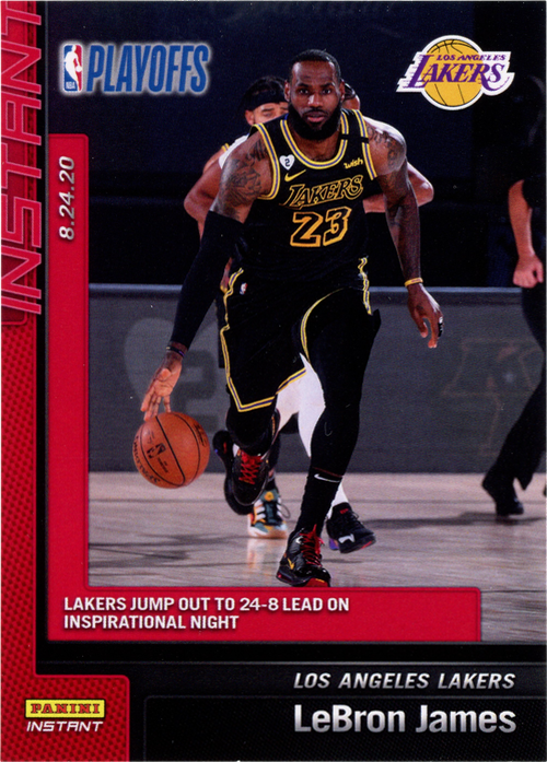 LeBron James trading card