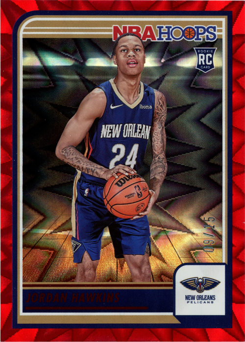 Jordan Hawkins trading card