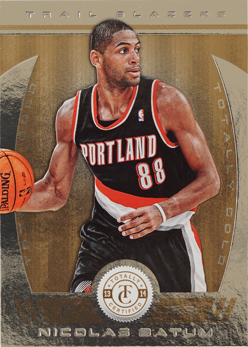 Nicolas Batum trading card