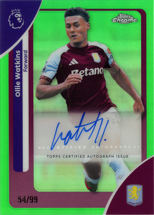 Ollie Watkins trading card