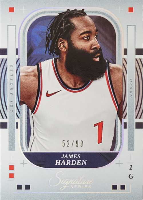 James Harden trading card
