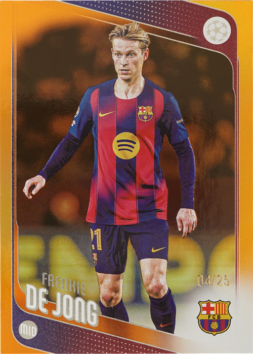 Frenkie de Jong trading card