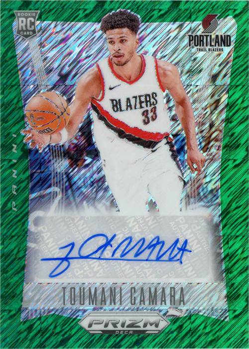 Toumani Camara trading card