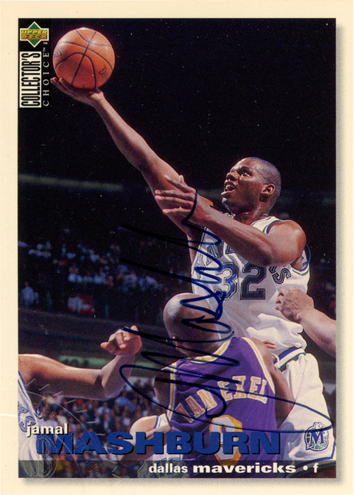 Jamal Mashburn trading card
