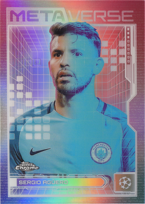 Sergio Agüero trading card