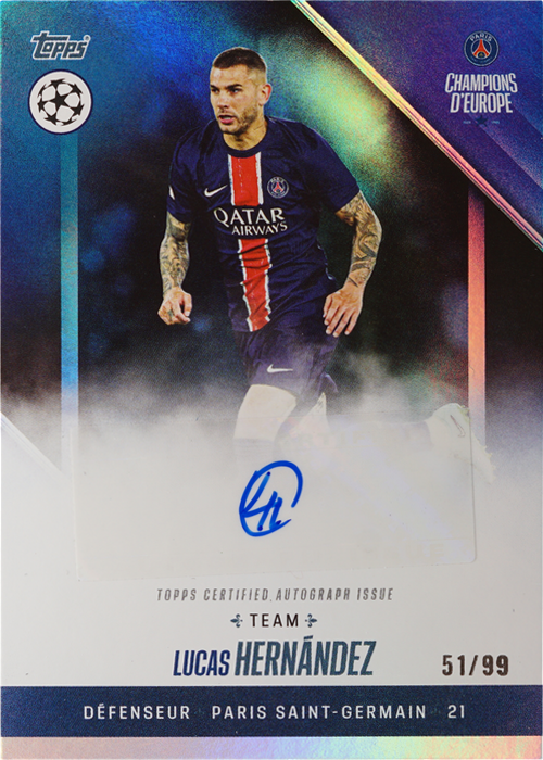 Lucas Hernández trading card