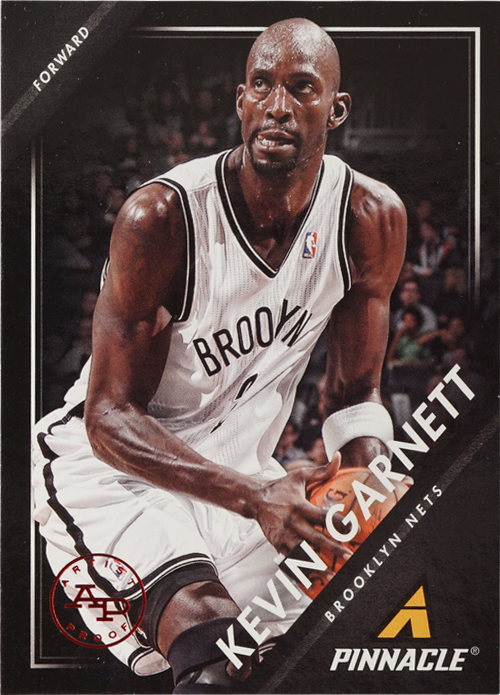 Kevin Garnett trading card