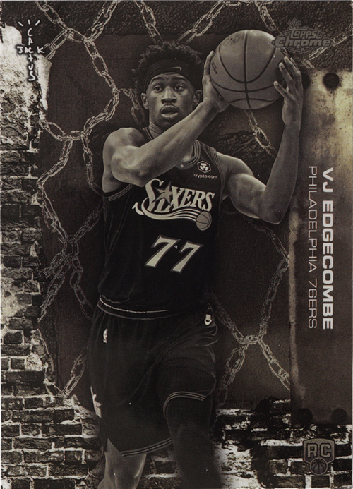 VJ Edgecombe trading card