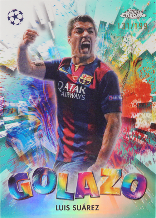 Luis Suárez trading card