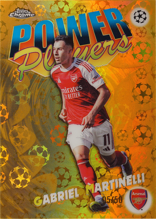 Gabriel Martinelli trading card