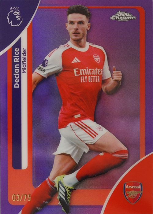 Declan Rice trading card