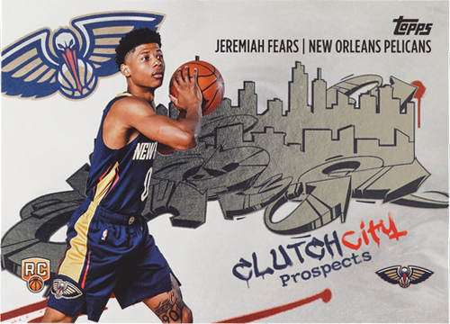 Jeremiah Fears trading card
