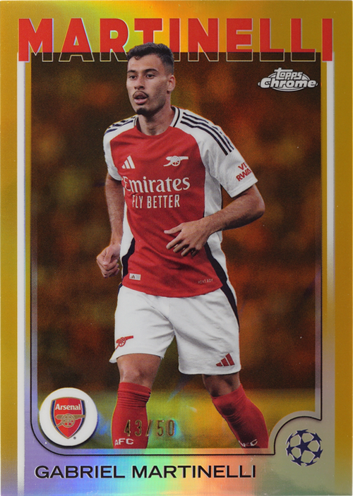 Gabriel Martinelli trading card
