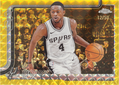 De'Aaron Fox trading card