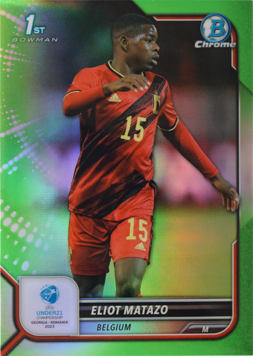 Eliot Matazo trading card