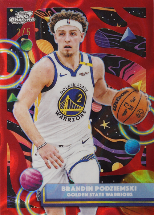 Brandin Podziemski trading card