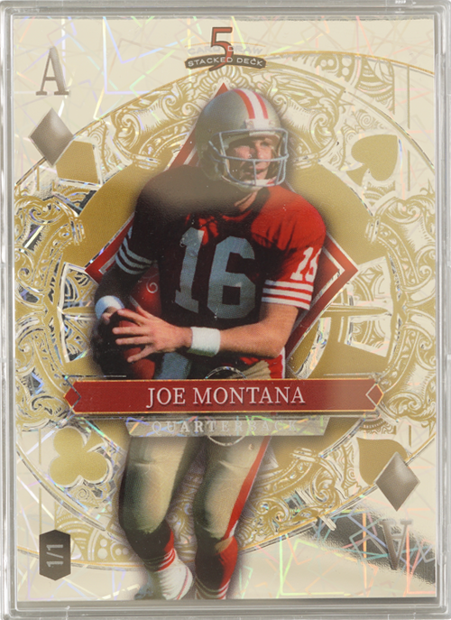 Joe Montana trading card